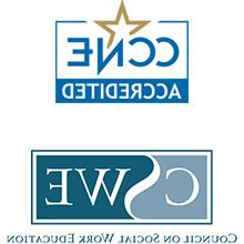 CCNE and CSWE accreditation logos